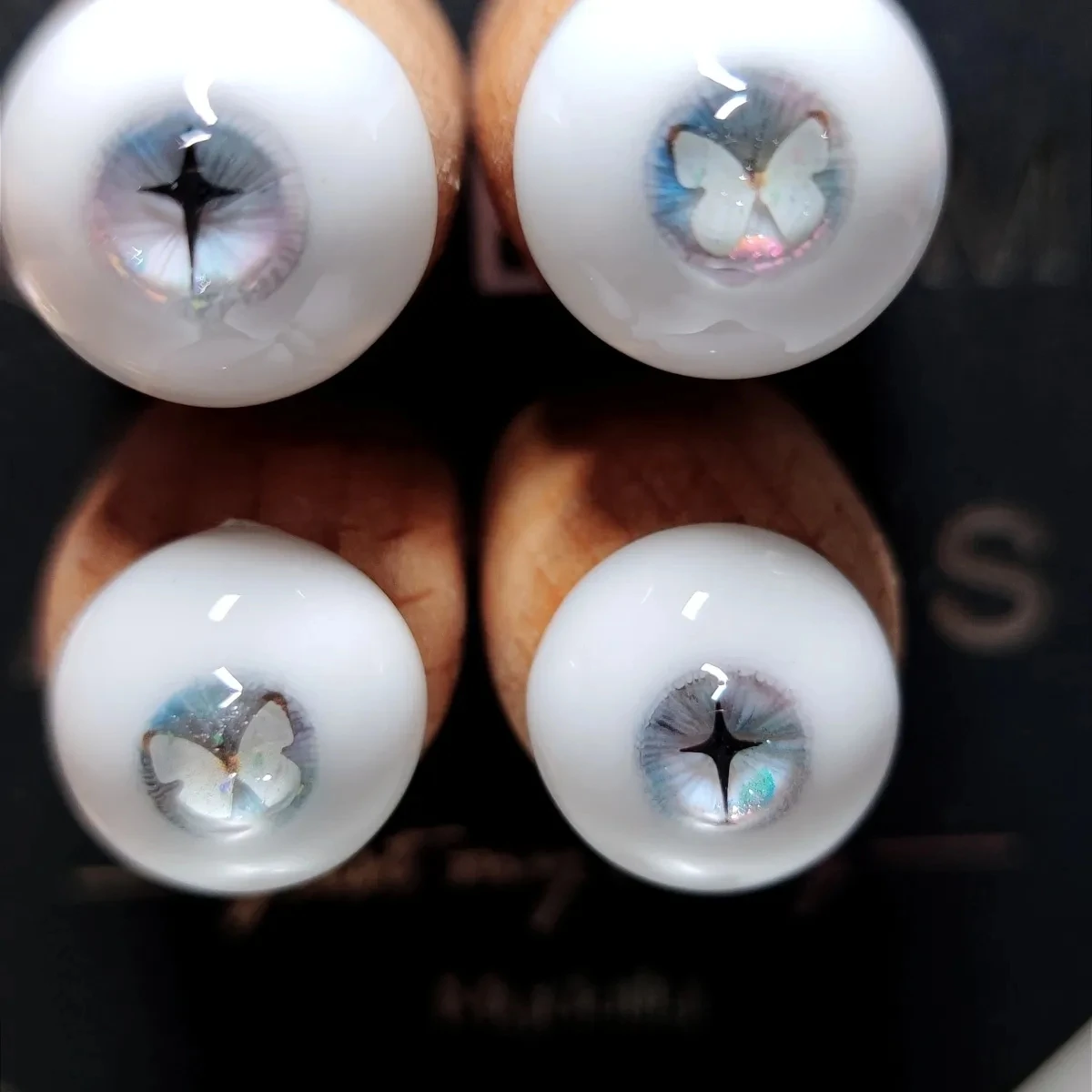 BJD Eyes doll eyes 12mm-18mm doll plaster butterfly Eyes for toys 1/8 1/6 1/4 1/3 SD DD doll accessories 12mm-18mm doll eyes