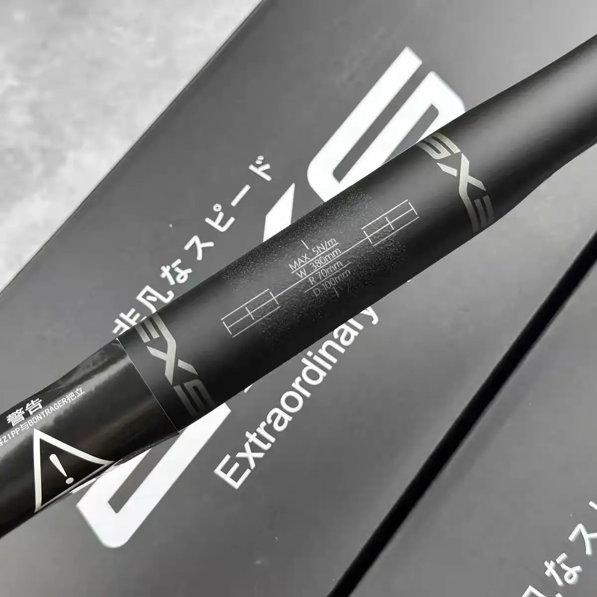 EXS R200 R205 Leichter Straßen- und Gravel-Lenker aus Vollcarbon – Detail 12