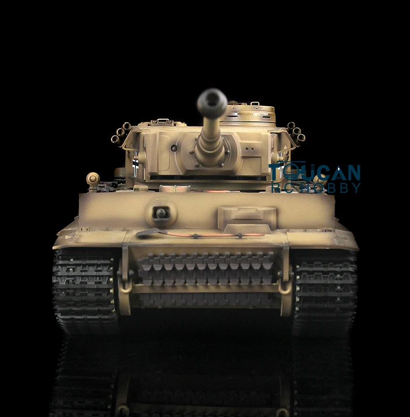 Outdoor Toys 1/16 Scale Heng Long 7.0 Plastic German Tiger I RTR RC Tank 3818 Controlled Model for Boys Gift TH17259-SMT2