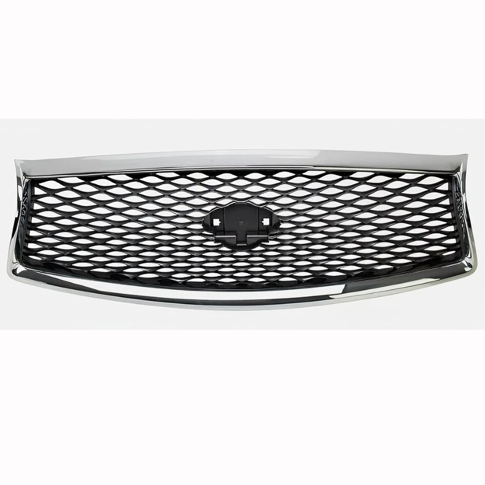 

The 2014-2017 for Infiniti Q50 mid-mesh grille with low-end black mesh core + electroplated frame OE 62310-4HB0B