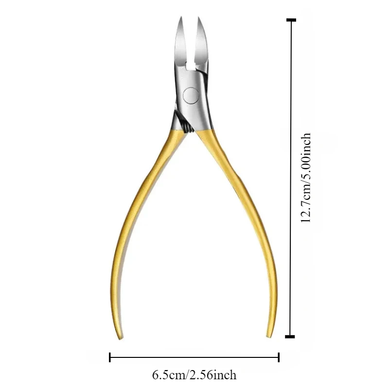 Nagelknipper Nagelriem Tang Profesional Ingegroeide Teennagel Schaar Dode Huid Verwijdering Roestvrijstalen Nagelknipper Pedicure Tool