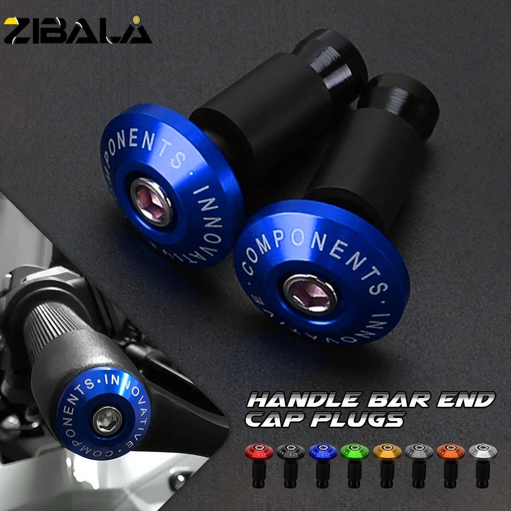

Handlebar Bar Ends Caps For BMW R1300GS 1250GS R1200GS R1200R Honda Yamaha BETA Motorcycle CNC Aluminium Handle Grip Plug