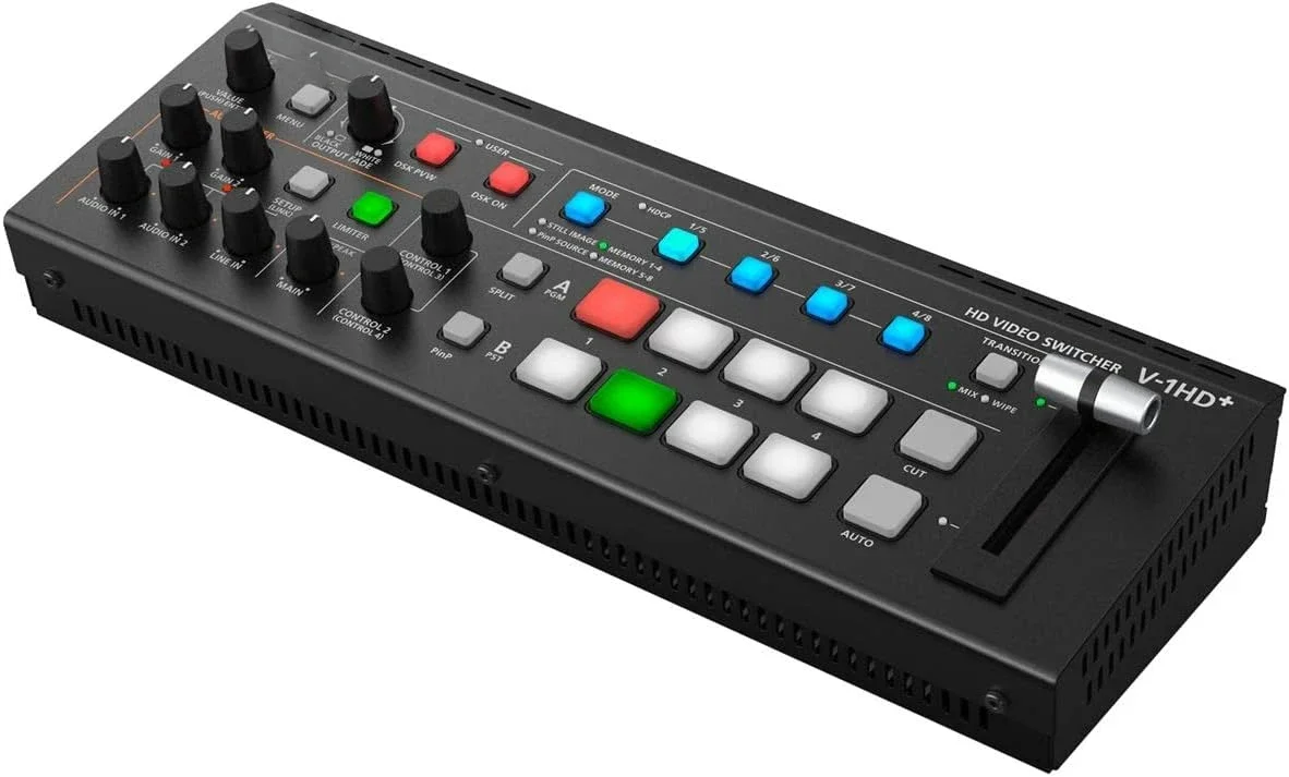 V-1HD+ STR Video Switcher Web Streaming Bundle and UVC-01