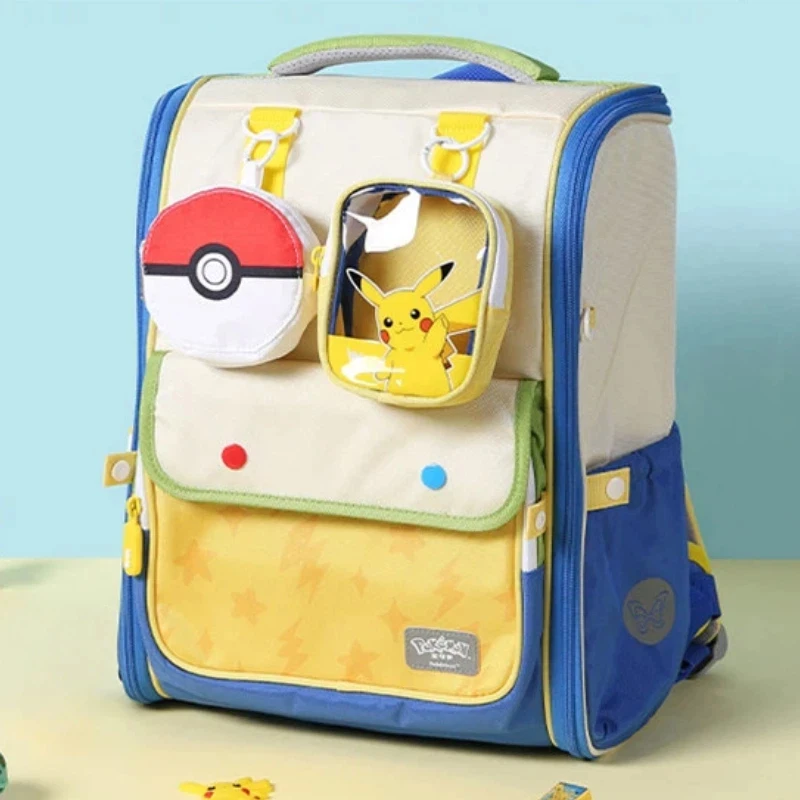 mg-chenguang-ポケモン-ピカチュウ-共同ブランド-バックパックセット-大容量-圧力軽減-脊椎保護-文房具-毎日のキャンパス用