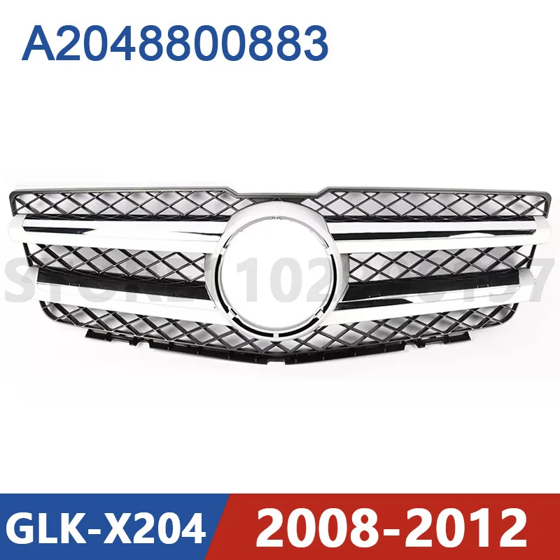 for 2008-2012 X204 Mercedes Benz GLK220 GLK260 GLK300 GLK320 GLK350 Front Bumper Radiator Grill Mesh A2048800883 2048800883