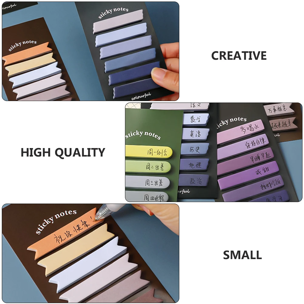 

8 Sets Pads Bookmarks Student Reading Tearable Memo Pads Office Use Neat Edges