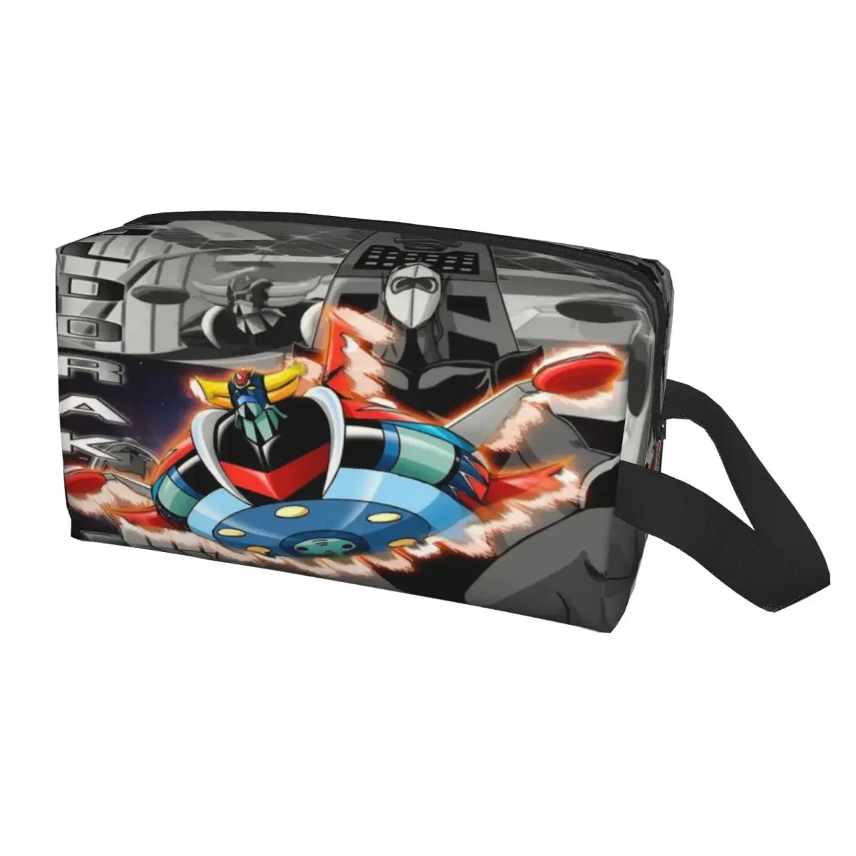 

Fashion Goldorak Anime Mazinger Z Travel Toiletry Bag for UFO Robot Grendizer Cosmetic Makeup Organizer Beauty Storage Dopp Kit