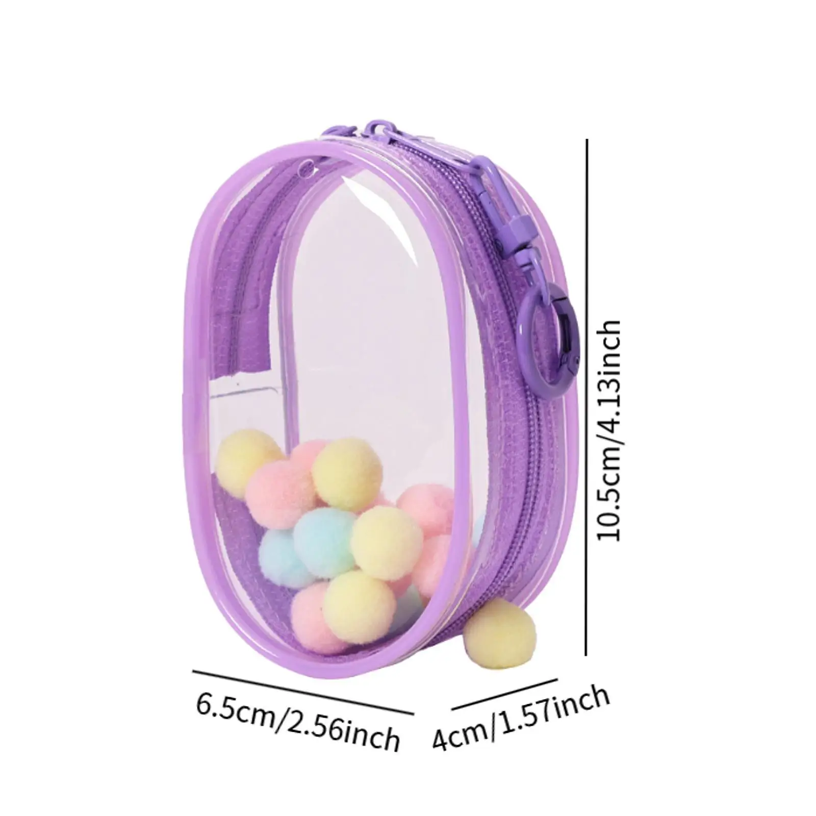 Opbergtas voor minifiguren en zachte ballen Doorzichtige displaytas voor figuren Opbergtas voor mini-poppen voor actiefiguren Popverzamelaars