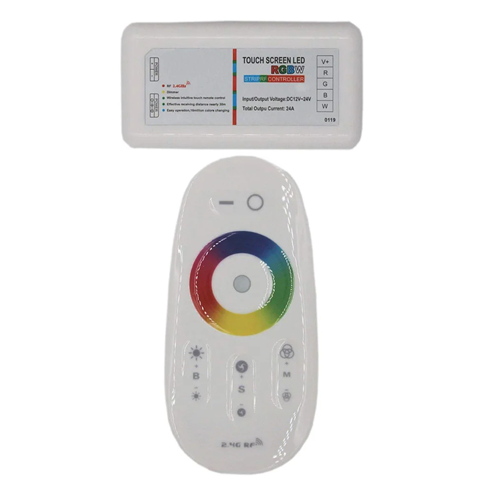 

2pcs 2.4G Touch Rgb Controller For Rgbw Led Strip Light Wireless Remote Control No Universal Adjustable Speed Mode Led