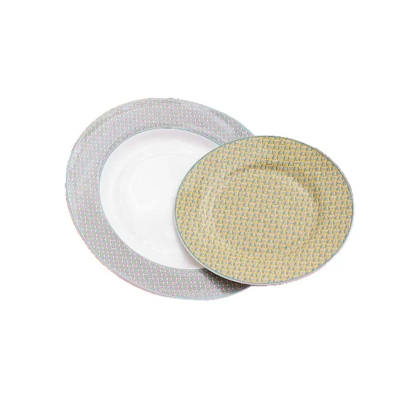 

Nordic Creative Simple Underglaze Color Ceramic Tableware Household Western Meals Dim Sum Light