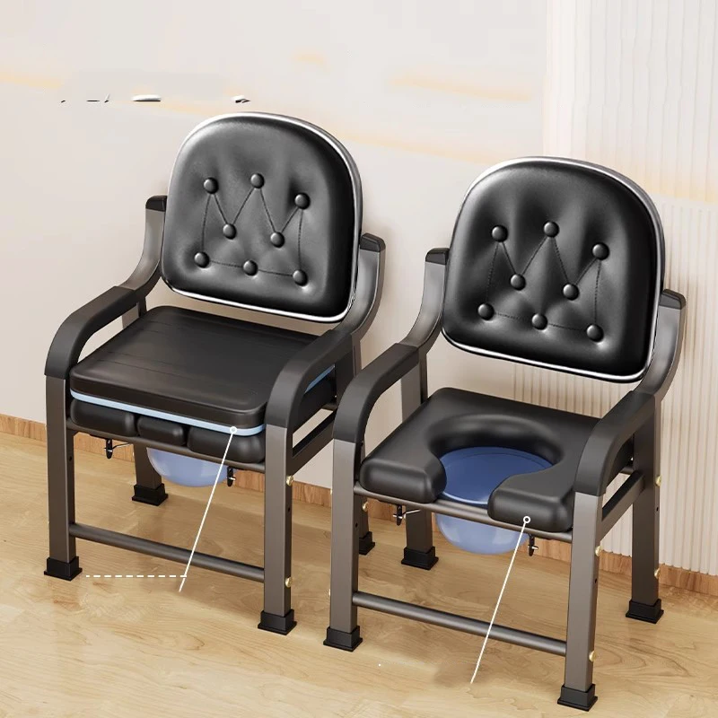 

Toilet Old People Bathroom Chairs Vintage Vanity Black Floor Bathroom Chairs Ergonomics Invalid Katlanır Sandalye Furniture