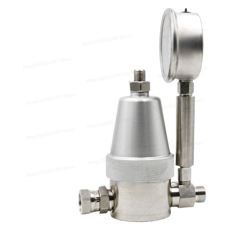 Stainless Steel Back Pressure Valve High Pressure Fluid Medium and Low Pressure Regulator