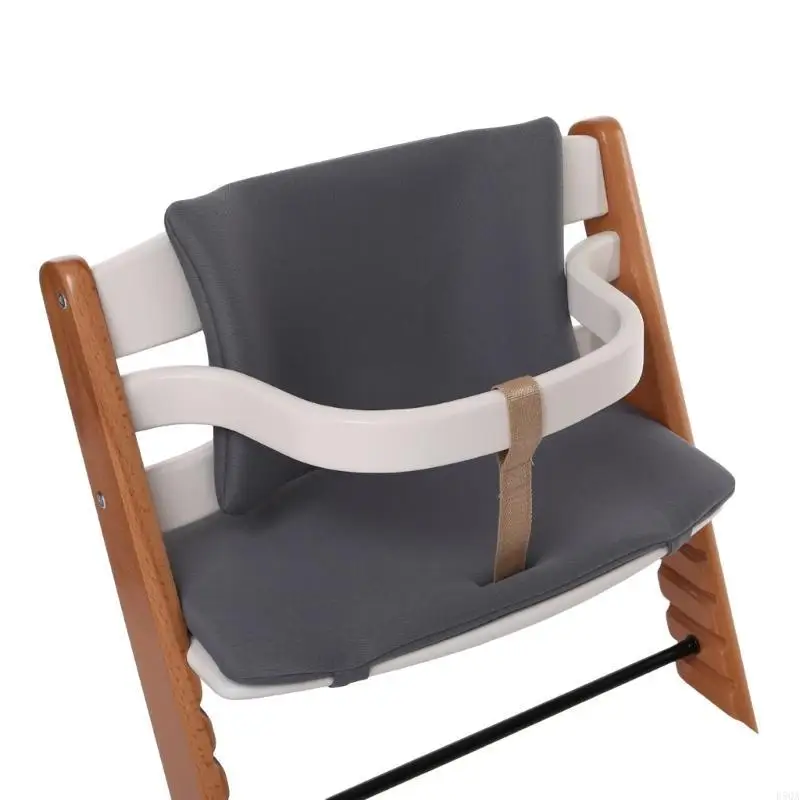 D5QA 편안한 유아용 의자 패드 아기 유아용 의자 쿠션 고밀도 폼 패딩 시트 쿠션 코튼 아기 나무 의자
