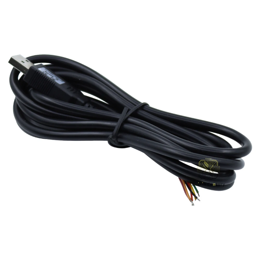 FOR FTDI TTL-232RG-VSW5V-WE USB to 5V TTL UART Serial Converter Cable 3Mbaud FT232R 1.8m Wire Ended 6-Wire Genuine