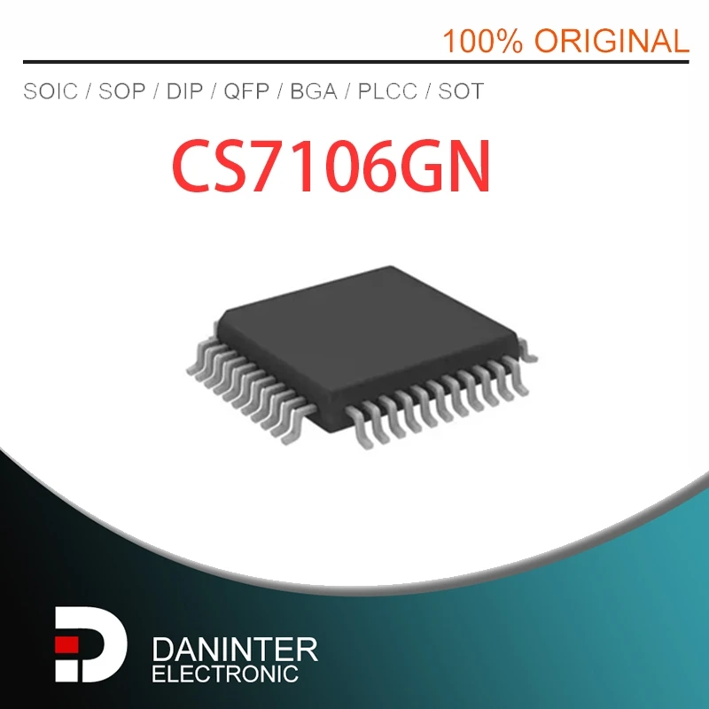 

5Pcs/Lot CS7106GN CS7106 QFP44