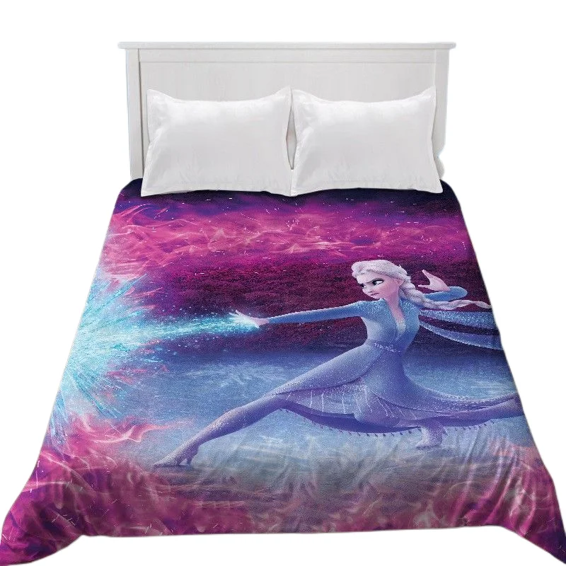 Frozen Anime Princess Aisha Cute Children's Bed Sheet Cartoon Character Girl Bedroom Student Dormitory Sheet 0.9m Birthday Gift