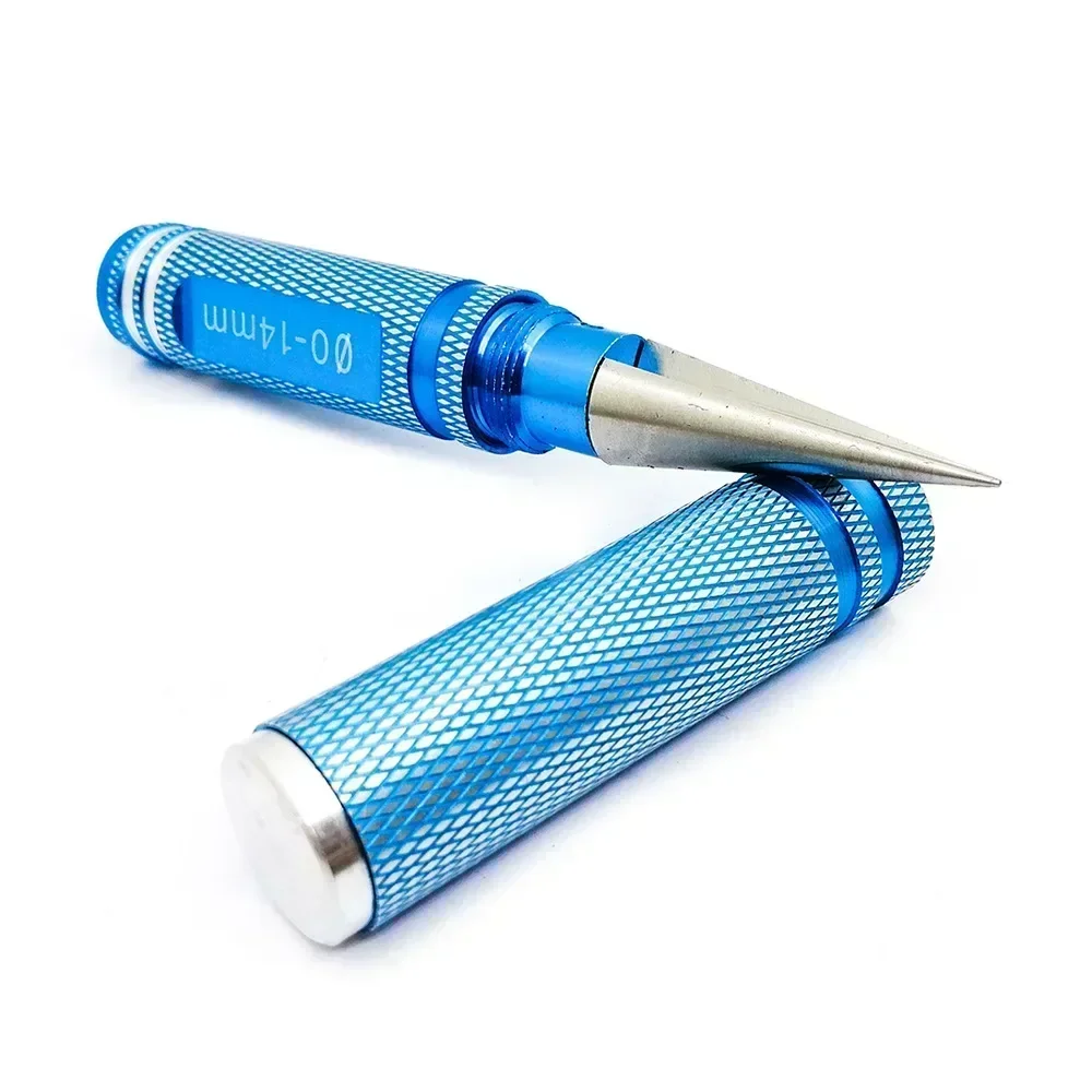 Perforadora DIY para camiones de 0-14mm, herramienta de modelo, escariador de Metal, carcasa de cuerpo, avión portátil para coche RC, abridor de agujeros, taladro en expansión