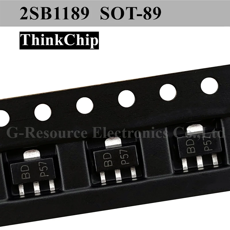 

(100 шт.) 2SB1189 SOT-89 SMD Кристаллический триод B1189 BD (маркировка BD P57) Интегральная схема