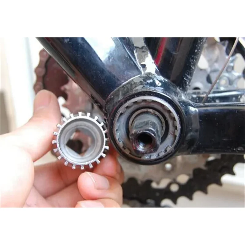 Bicycle Bottom Bracket Remover BB Puller 20 Teeth Wrench Box Sockets Cycling Bike Spanner Repair Service Tool Flywheel Tool