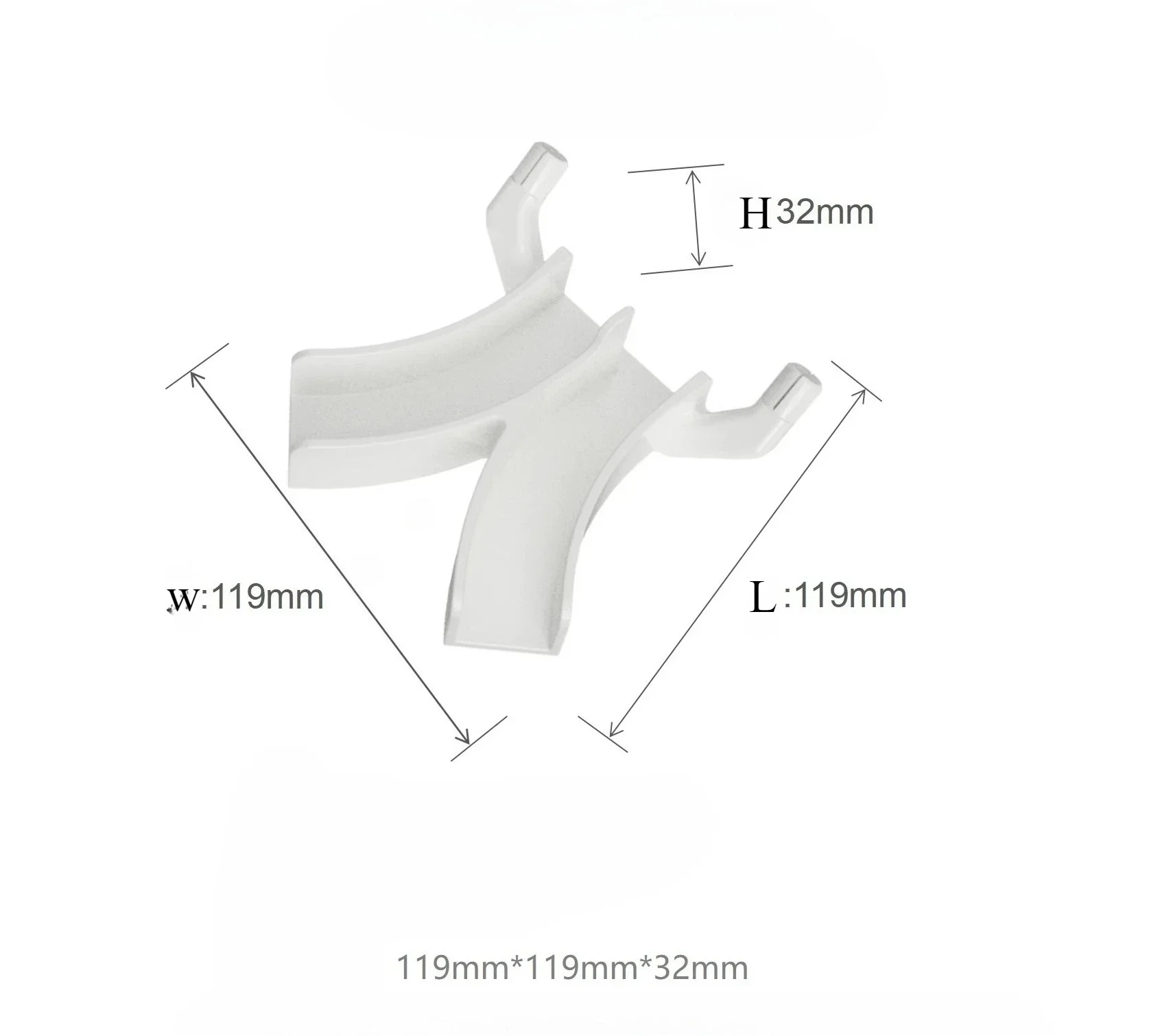 1pcs Double Bowl Adapter for  Feeders: Anti-disturbance and food homogenization