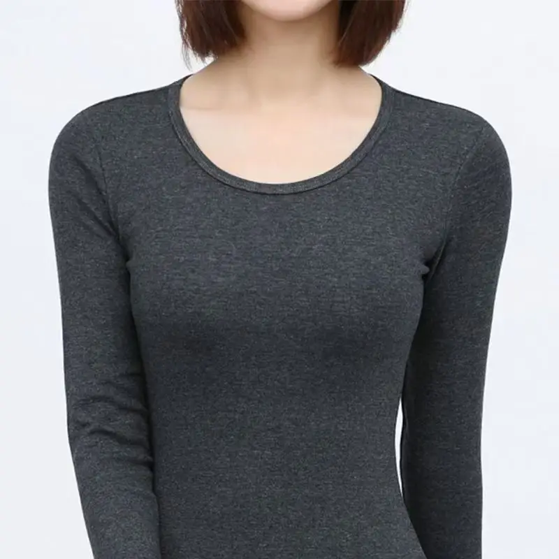 O-Neck Women\'s Slim Fit Casual T-Shirt Basic All-Match Solid Color Top Thin Fashion Office Lady\'s Top Multi-Color Femal Blouse