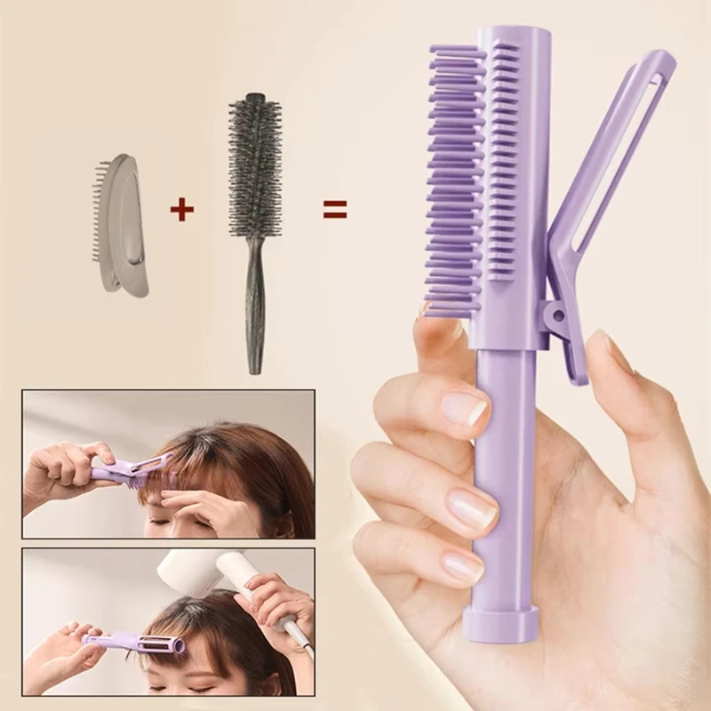 Hair Root Clips For Volumizing & Styling - Retractable 2-In-1 Curling Comb, Self Grip Curlers For Top Volume-AAAG