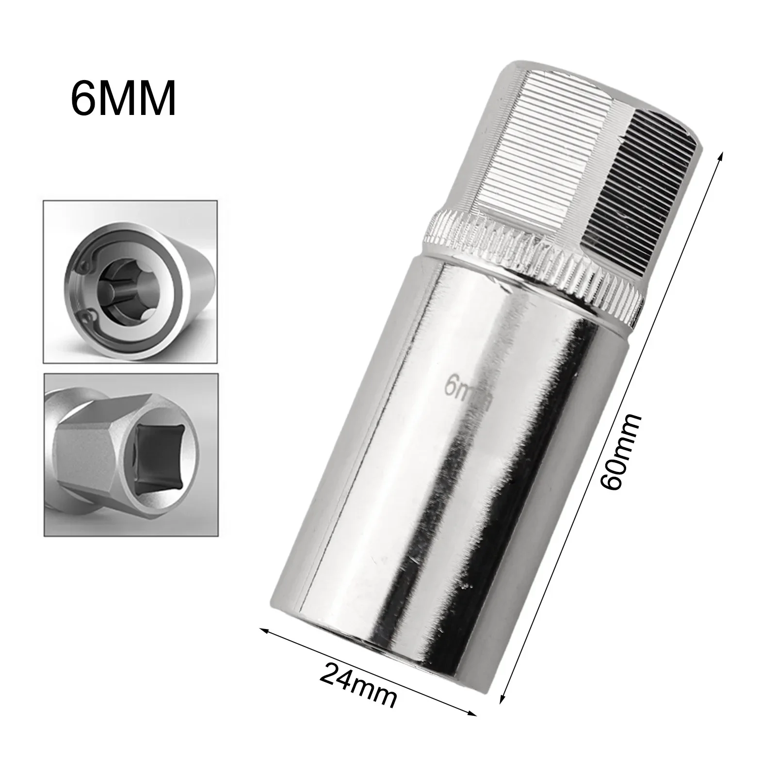

1pc 6/8/10/12mm Broken Head Bolt Screw Extractor Removal Tool Installer 1/2inch Square Driver Socket Power Tool Parts
