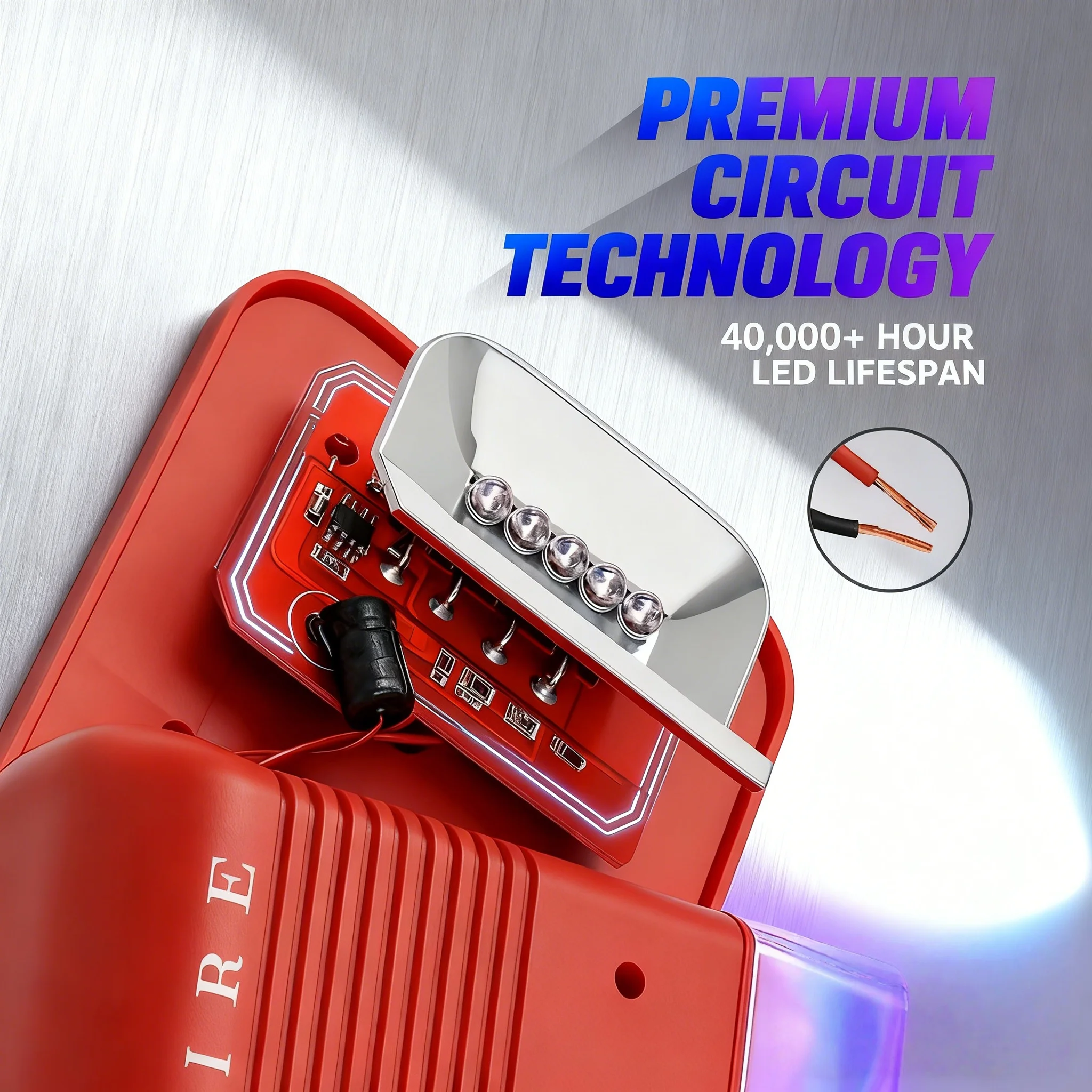 Anti-Condensation Fire Strobe Alarm 120dB, CE EN 54 3 Tones GOST U Certified for Ukraine Construction
