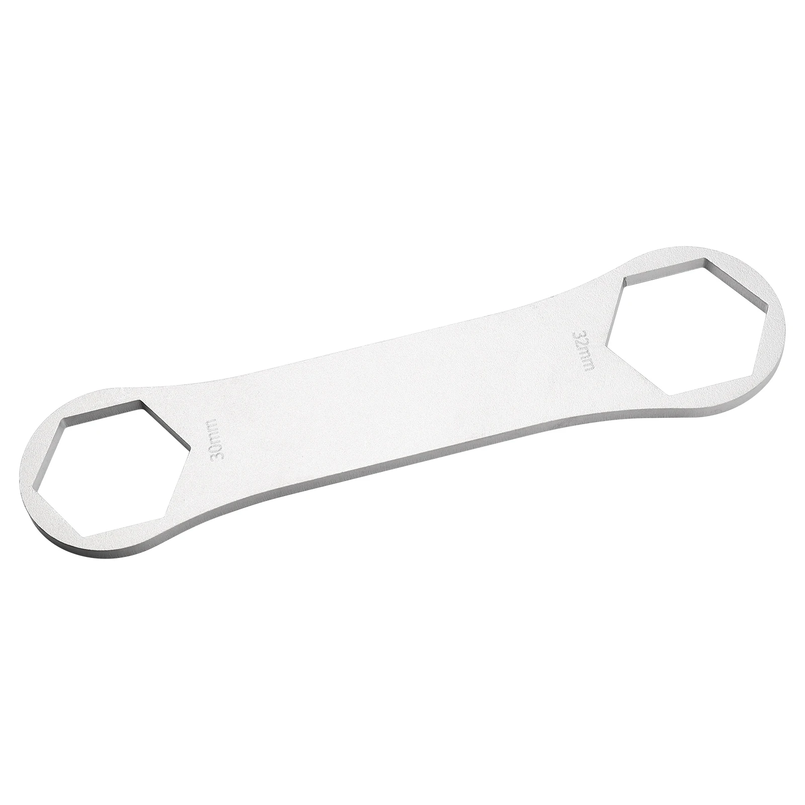 

Front Fork Wrench Spanner Repair Tool Remover Bike Accessories Silver Double Head Stainless Steel High Strength Anodized