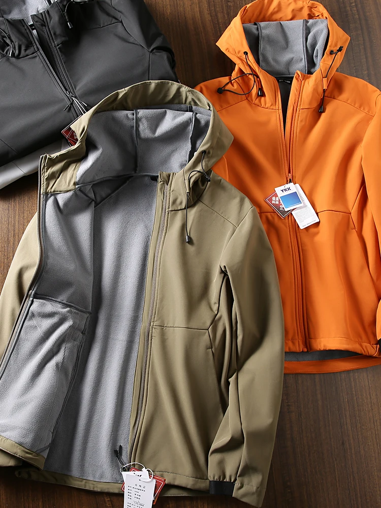 

Теплая ветрозащитная куртка Tech-Sle ex Fce Lined Stand Fit Faion Urban Jaet для молодежи, весна-осень-зима, удлиненная модель