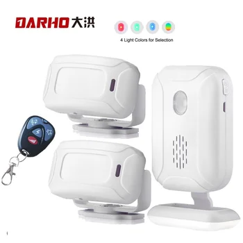 Darho 36 벨소리 상점 홈 보안 웰컴 차임, 무선 적외선 IR 모션 센서, 문짝 벨 알람, 엔트리 초인종