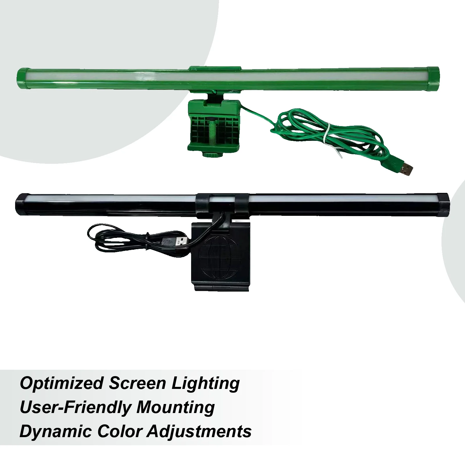 

Световая панель монитора компьютера, подвесные светильники для экрана, 3 цвета с затемнением, USB настольная лампа для учебы, чтения, настольная лампа для монитора