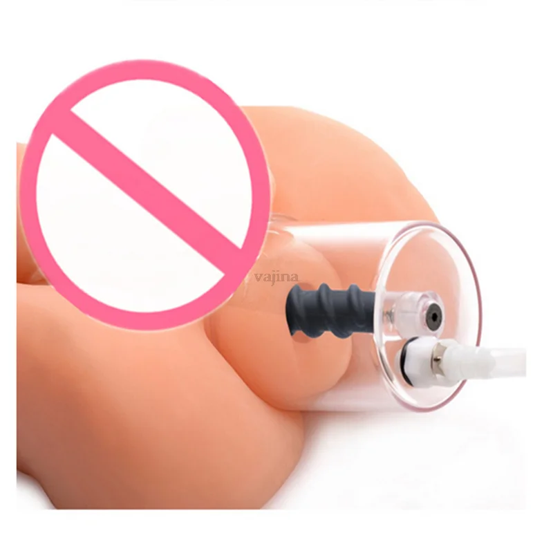 New Manual Vacuum Anal Pump Rosebud Pump Anal Toys for Men Women Powerful Suction Prostate Stimulator Anus Dilator Butt Plug Set