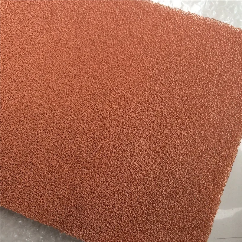 Old copper foam sheet, high purity copper foam block / plate / flake bubble holes can be customized