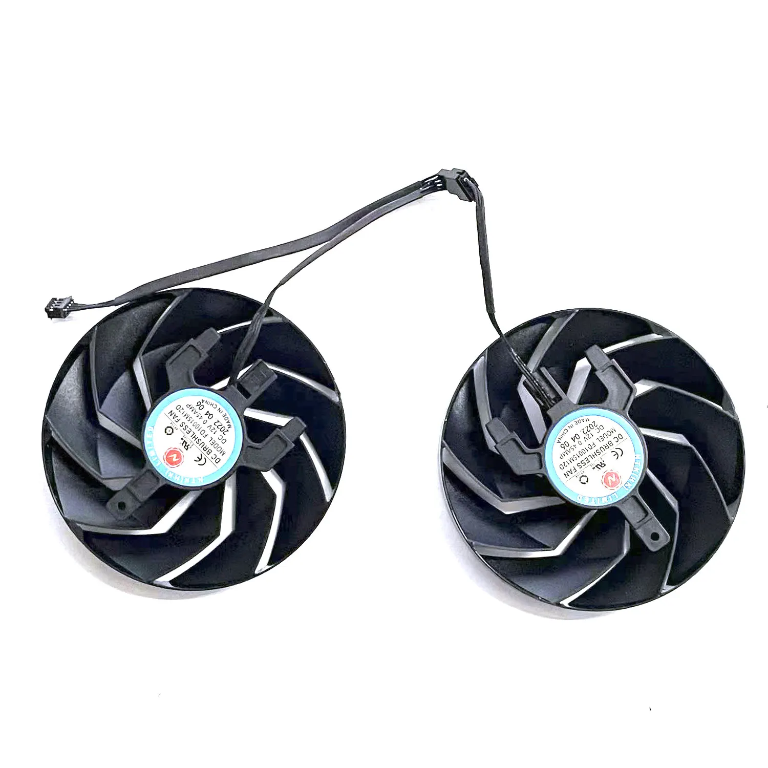 95MM 4PIN FD10015M12D DC 12V 0.45A RX6750 GPU fan for Sapphire PULSE AMD Radeon RX 6750 XT graphics card