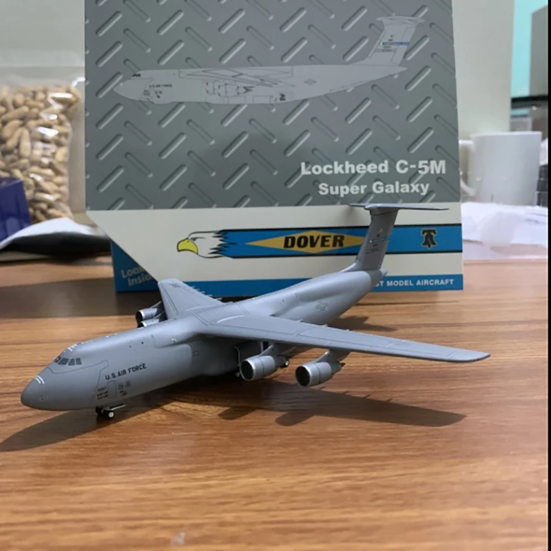 Geminijets 19CM 1/400 Scale classic Diecast USAF C-5 C5M Super Transport  Aircraft Airplane Model Toy for Display Collections