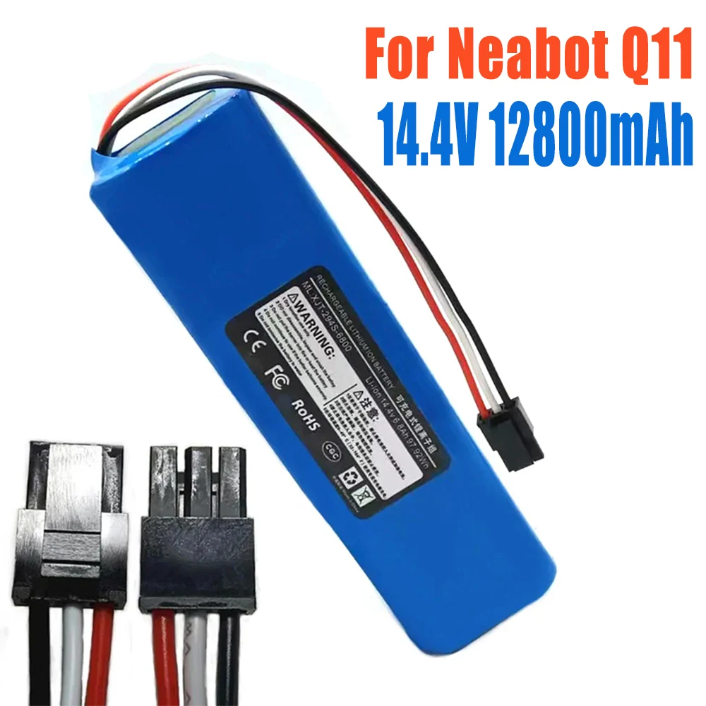 100% Original 12800mAh Rechargeable Li-ion Battery for neabot Robotic vacuum cleaner Q11