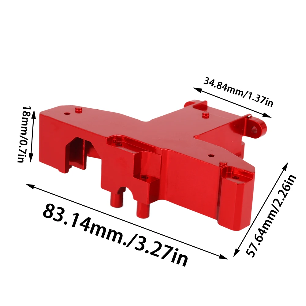 1/14 Metal Rear Upper Under Gearbox Covers Differential Case Cover for MJX 14210 14209 RC Car Upgrade Spare Parts