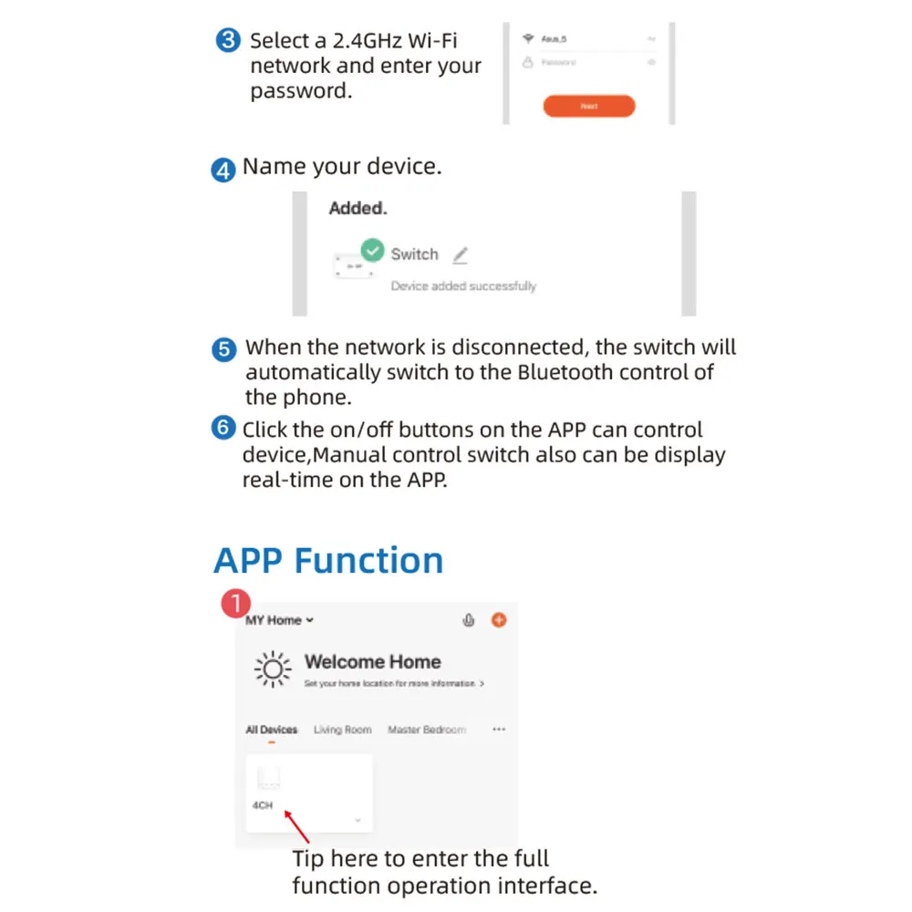 Smart Wifi Moteur Commutateur Tech Micro USB5V/DC7-32V RF 433 Radio Télécommande 4 Canaux Inching citations