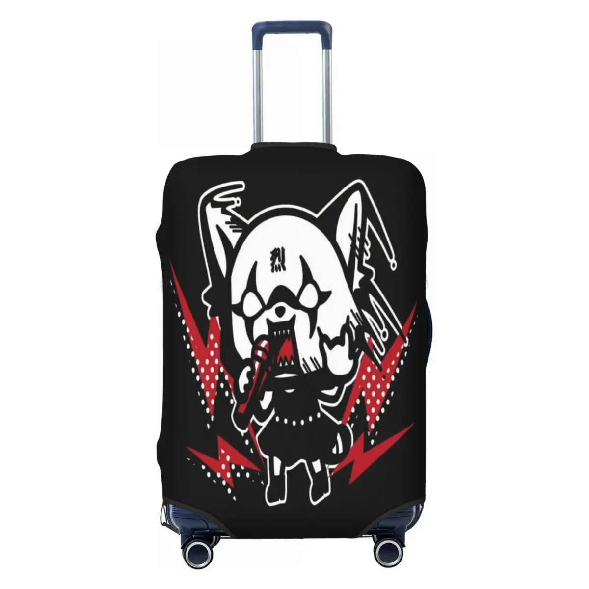 

Custom Funny Aggressive Retsuko Cartoon Luggage Cover Protector Washable Travel Suitcase Covers