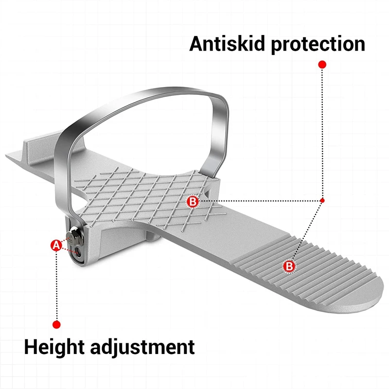 Drywall Foot Lift, Alloy Foot Lifter For Gypsum Wall Installation, Door Lifter Tool For Hinge Installation