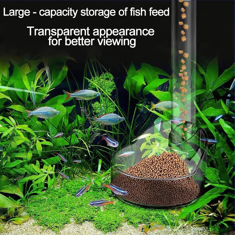 Acrylic Aquarium Fish Feeder T - Aquarium Fish Holiday Food review and price