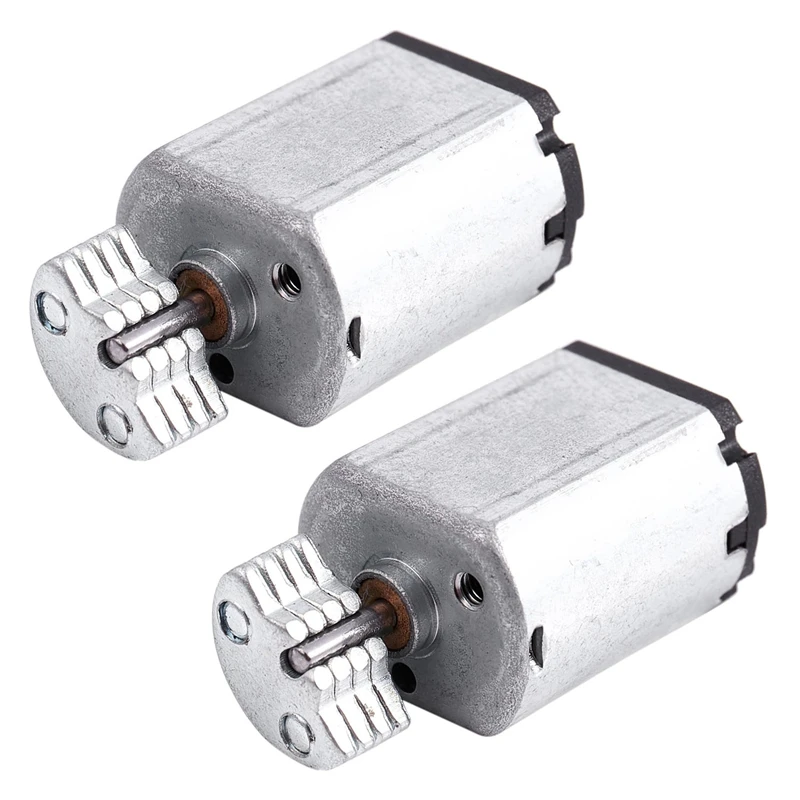 2X DC1.5V-9V 0.08A 3200RPM Output Speed Micro-Vibrating Motor, 18X15x12mm Silver