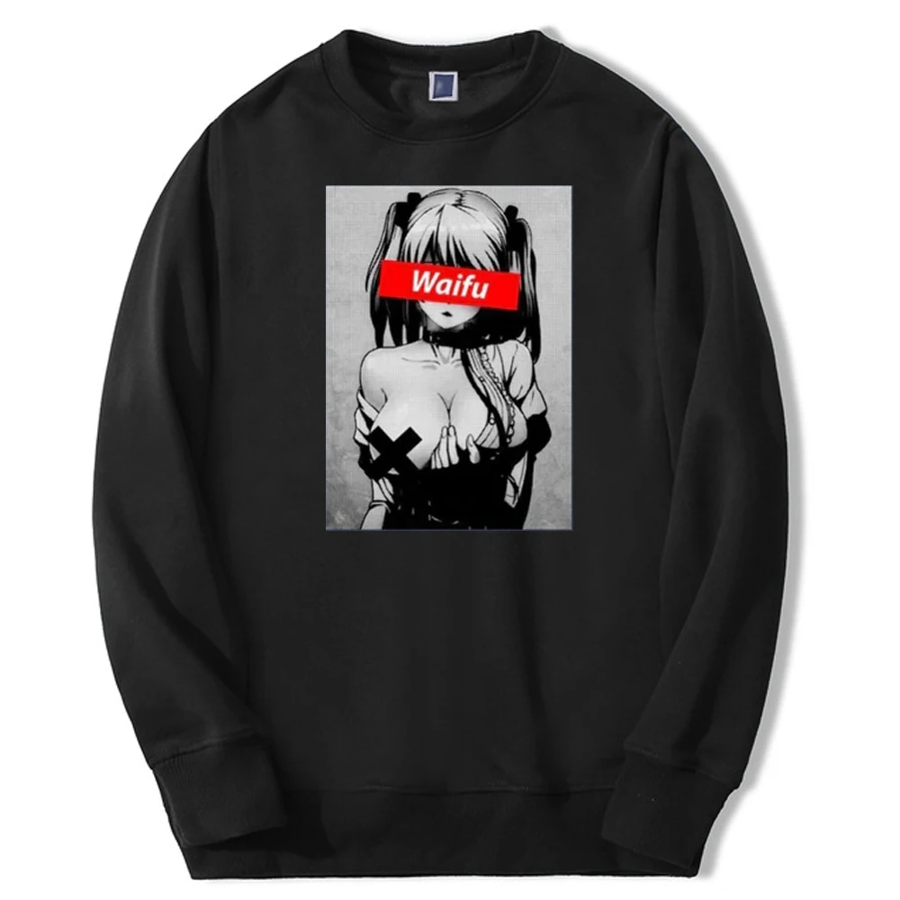 

Sexy Anime Girl Waifu Hentai 2024 Autumn Mens Fashion Thick Hoodie Sweatshirt Fashion Printing Streetwear Man Cool Streetwear