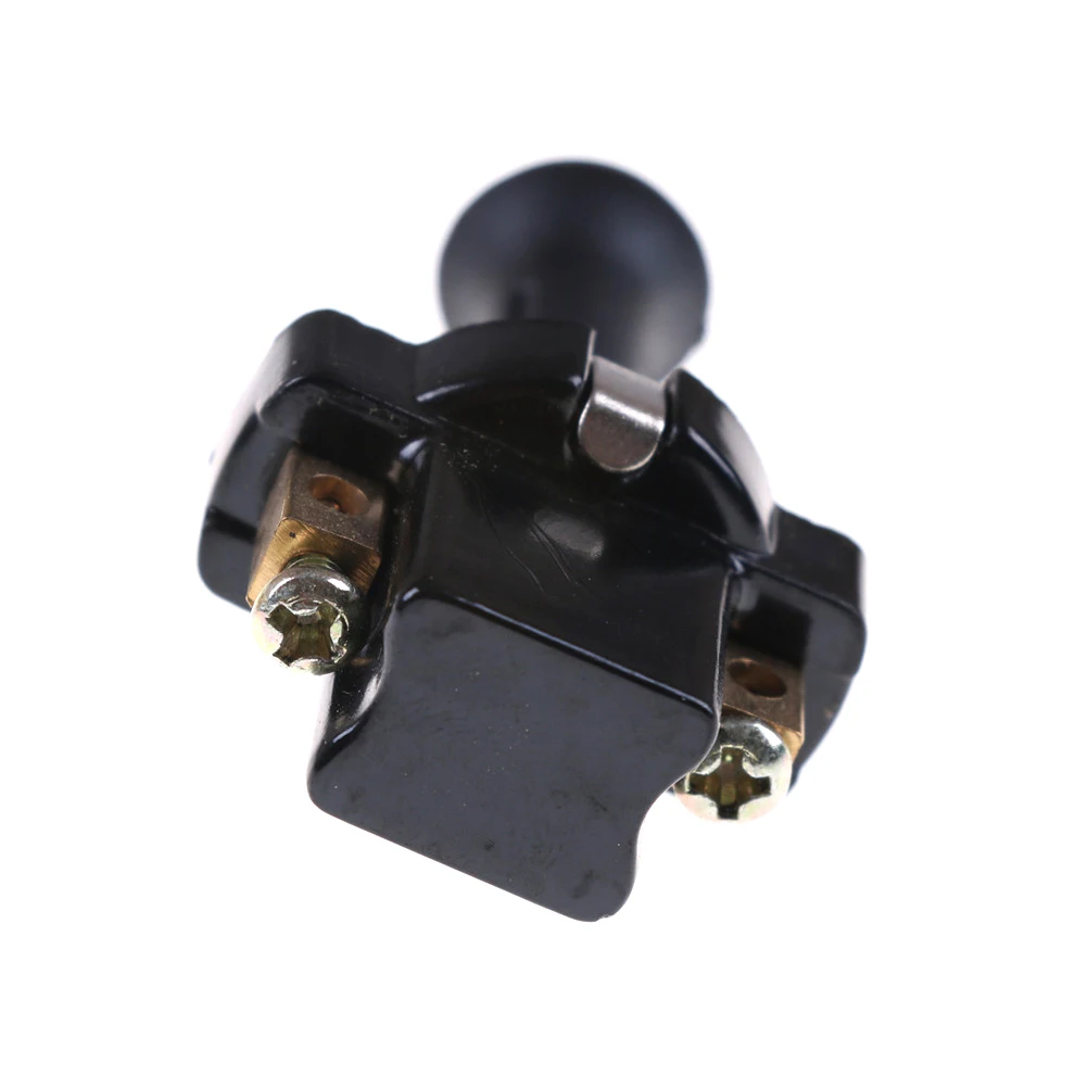 1PC Durable High performance On-Off Long Push Pull Switch 12V Screw Terminals