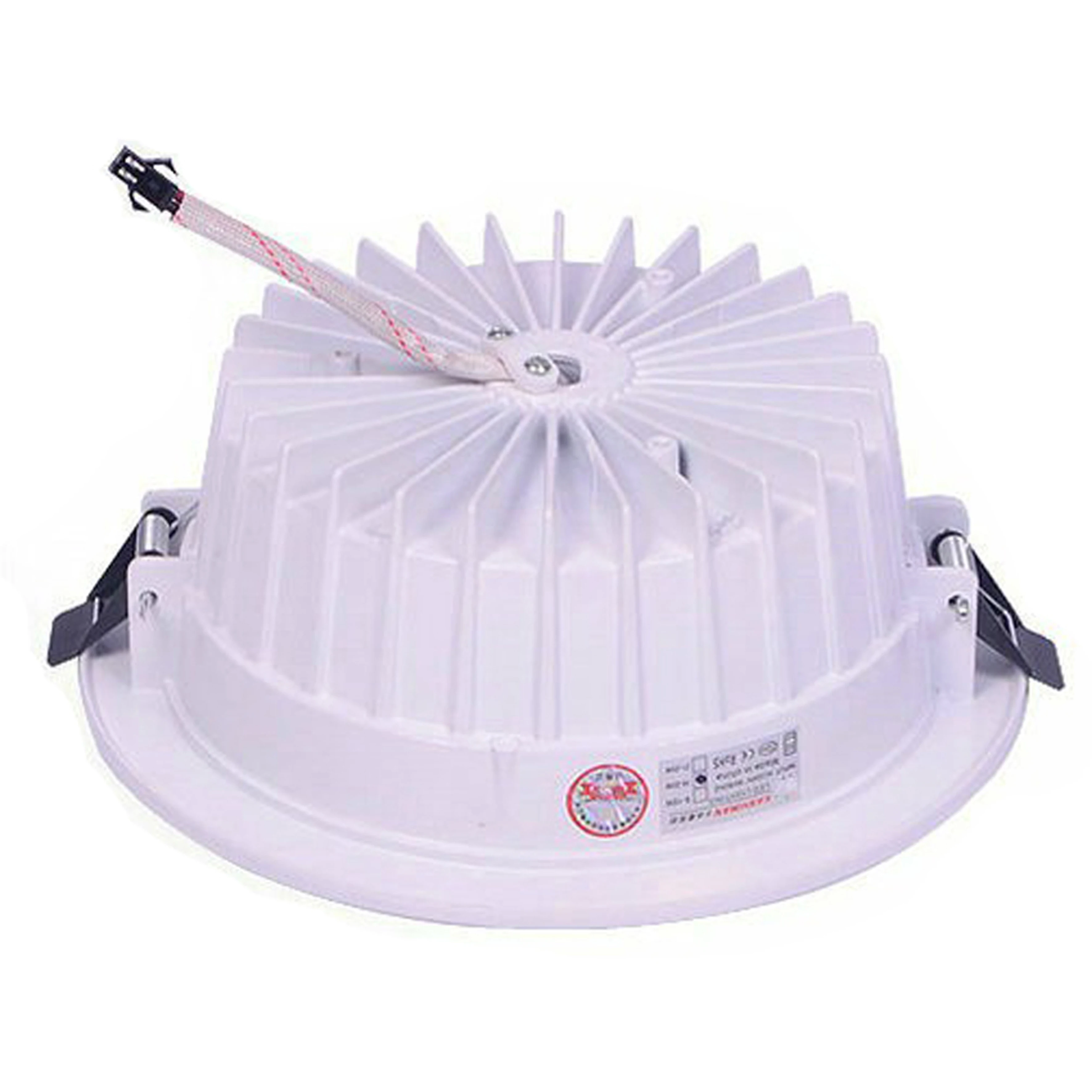 50 Stuks 18W Led Down Licht Dimbare Downlight Cob Inbouw Plafond Spot Lamp Waterdichte Ip68 3 Jaar Garantie