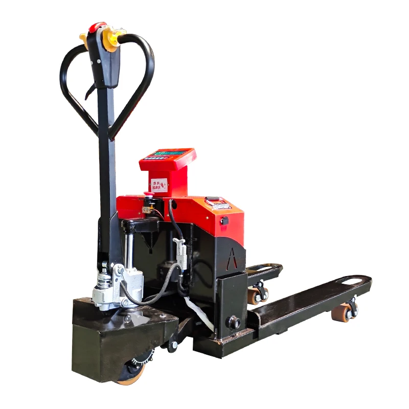 

Electric Pallet Truck 1.5 Ton 2 Ton 3 Ton Walking Electric Pallet Jack with Electronic Scale and Printer Transpalette