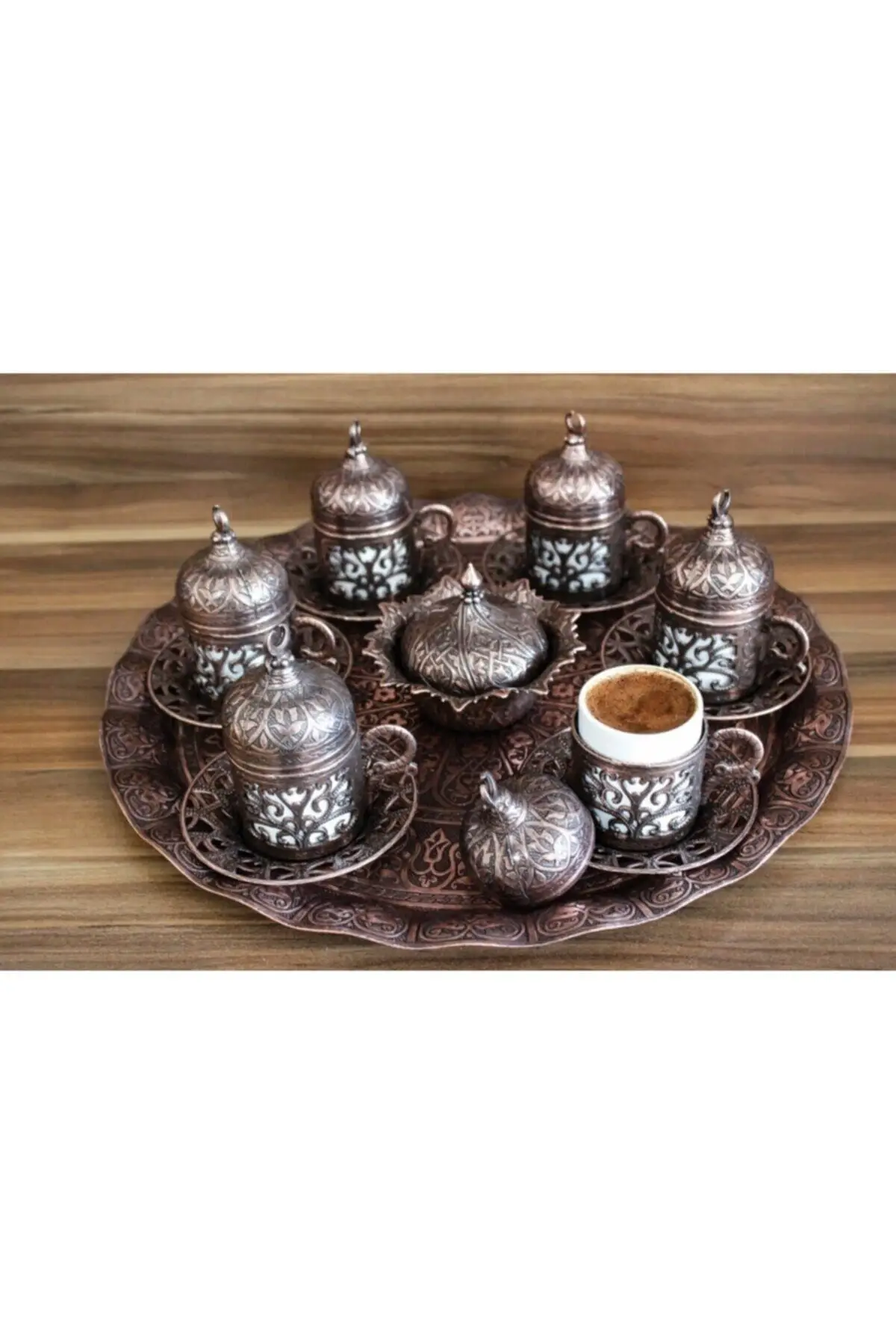 

DOLBOVI copper casting coffee cup set 6 pcs handmade espresso cup