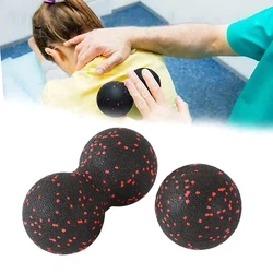 Portable EPP Peanut Massage Ball Relieve Fatigue Anytime Anywhere Multifunctional EPP Massage Ball Black + Pink