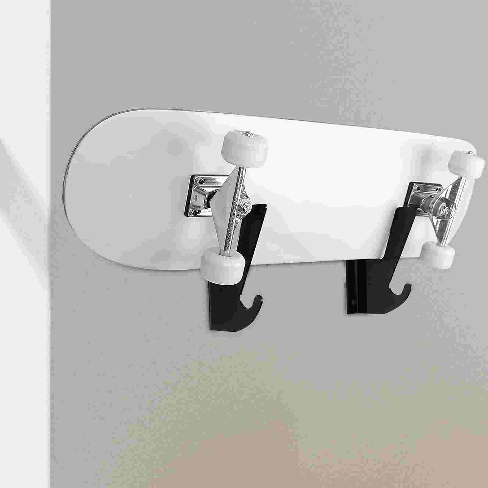 1 Set Wall Mount Skateboard Bracket Acrylic Hanger Holder for Skateboard Sturdy Skateboard Hanger Skateboard Wall-mounted Hanger